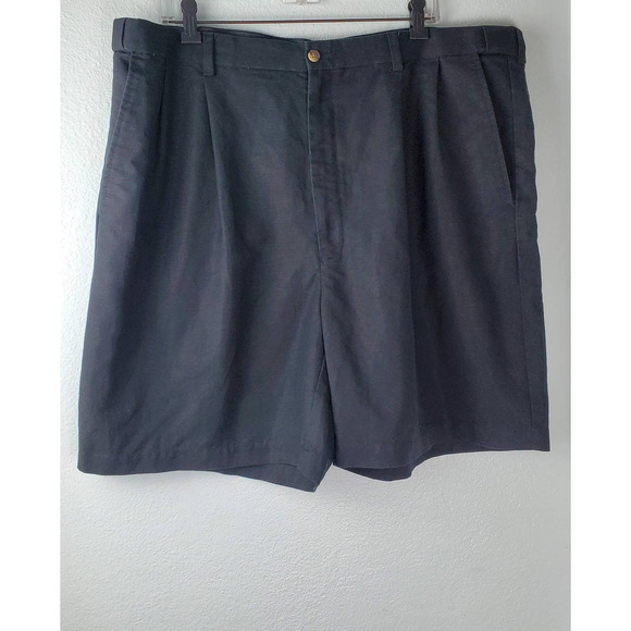 haggar Linen black shorts size 42 - Picture 1 of 5
